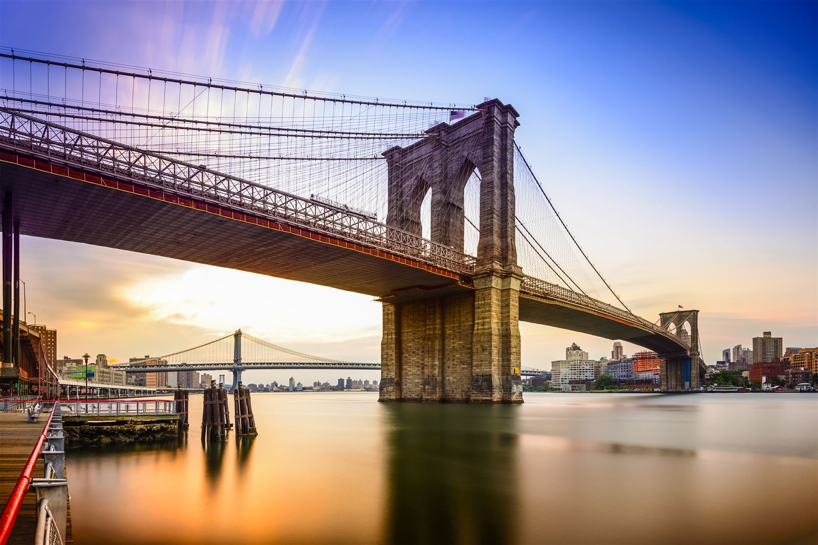 Silhouette Brooklyn Bridge